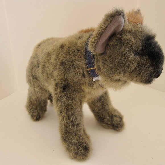 Incredible Petables Plush Spotted Hyena Wild Dog Stuffed Animal Toy Tan Black - Picture 3 of 8